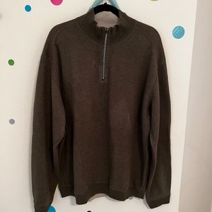 TOMMY BAHAMA MENS Reversible Quarter-Zip Pullover, SZ XXL